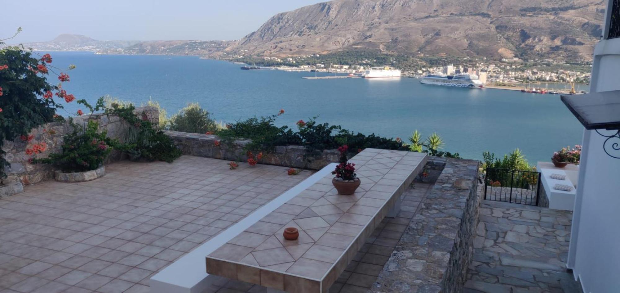 Panoramic Seaview Holiday House Souda Exterior photo